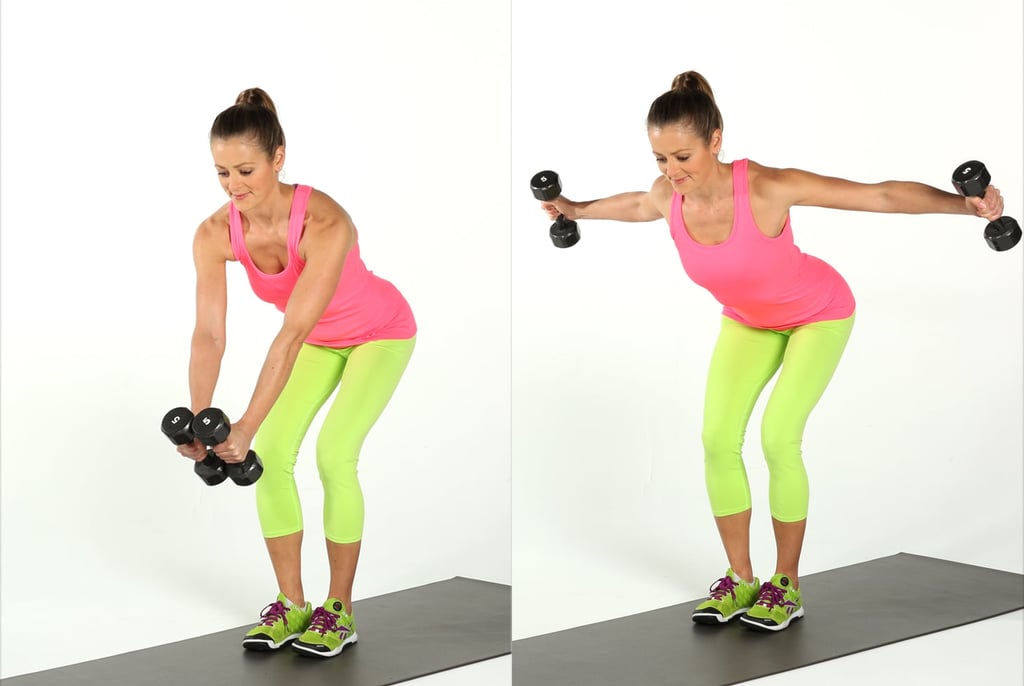 Reverse Fly Dumbbell Workout For Runners POPSUGAR Fitness Photo 5