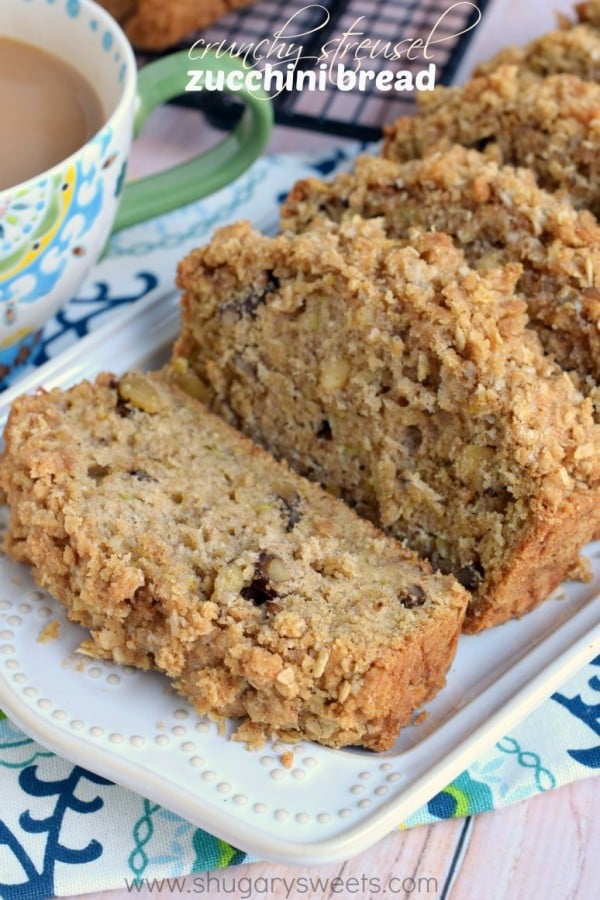 Crunchy Streusel Zucchini Bread
