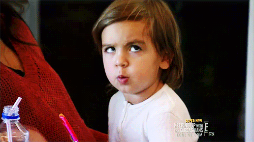 When you suggest they read a book or entertain themselves.