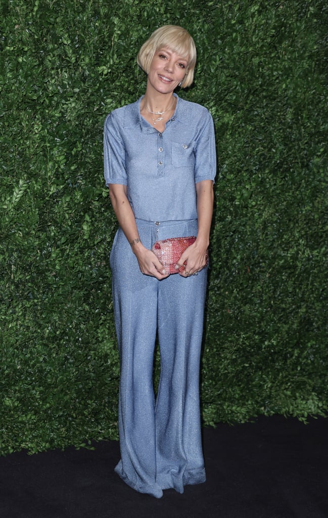 Lily Allen at the Chanel x Charles Finch pre-BAFTA dinner party