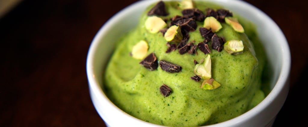 Vegan Ice Cream Made With Bananas, Mango, and Spinach