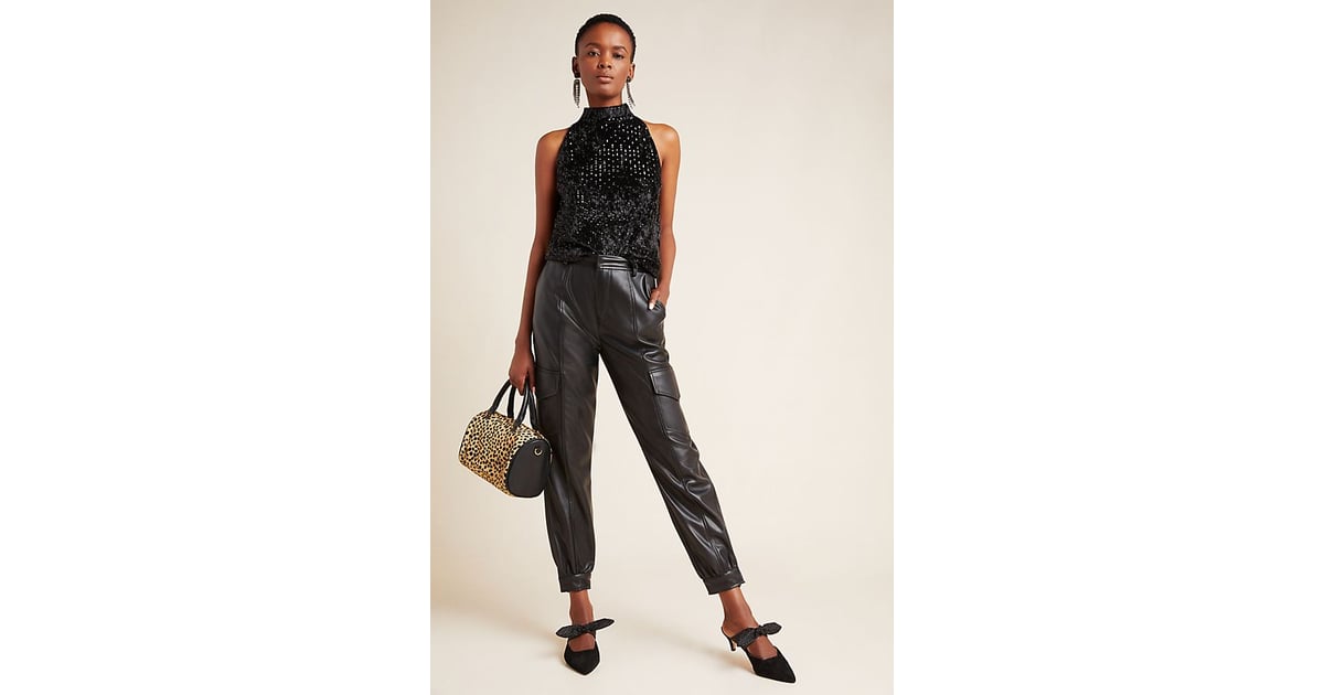 Priscilla Faux Leather Pants, 14 Cool Leather Pants You Can Wear to Work,  on Date Night, and Everywhere Else in Life