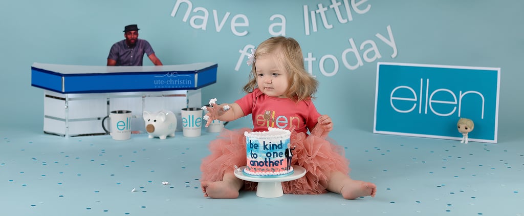 Ellen DeGeneres Cake Smash Photo Shoot