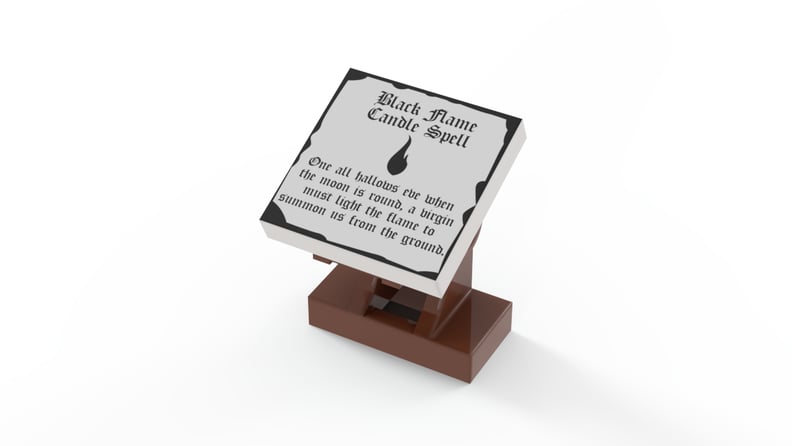 Black Candle Information Stand