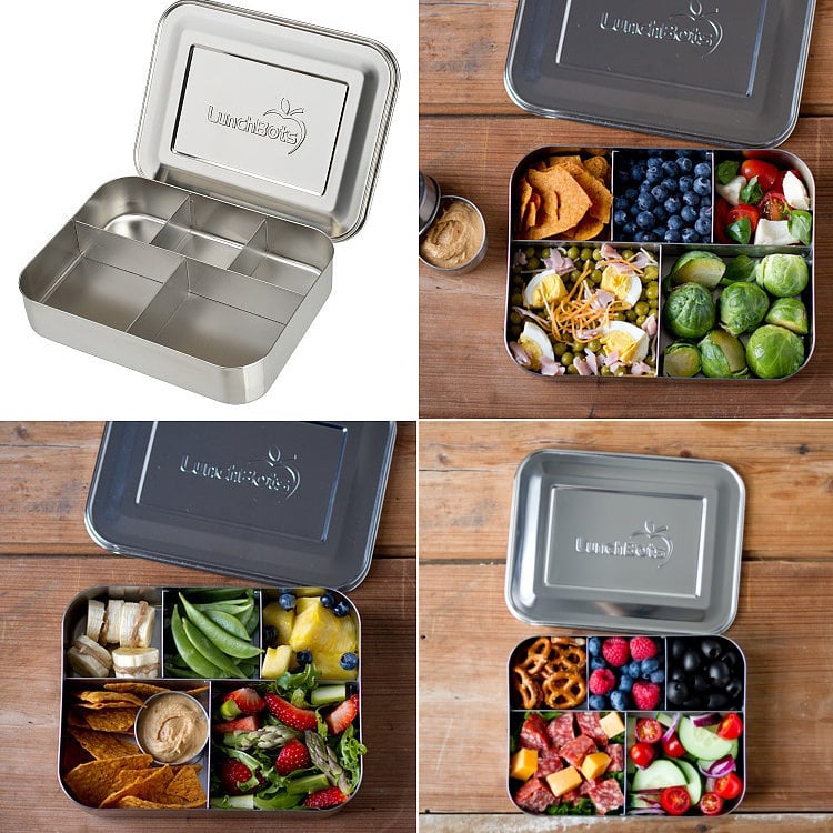 LunchBots Large Cinco Stainless Steel Lunch Container - Five