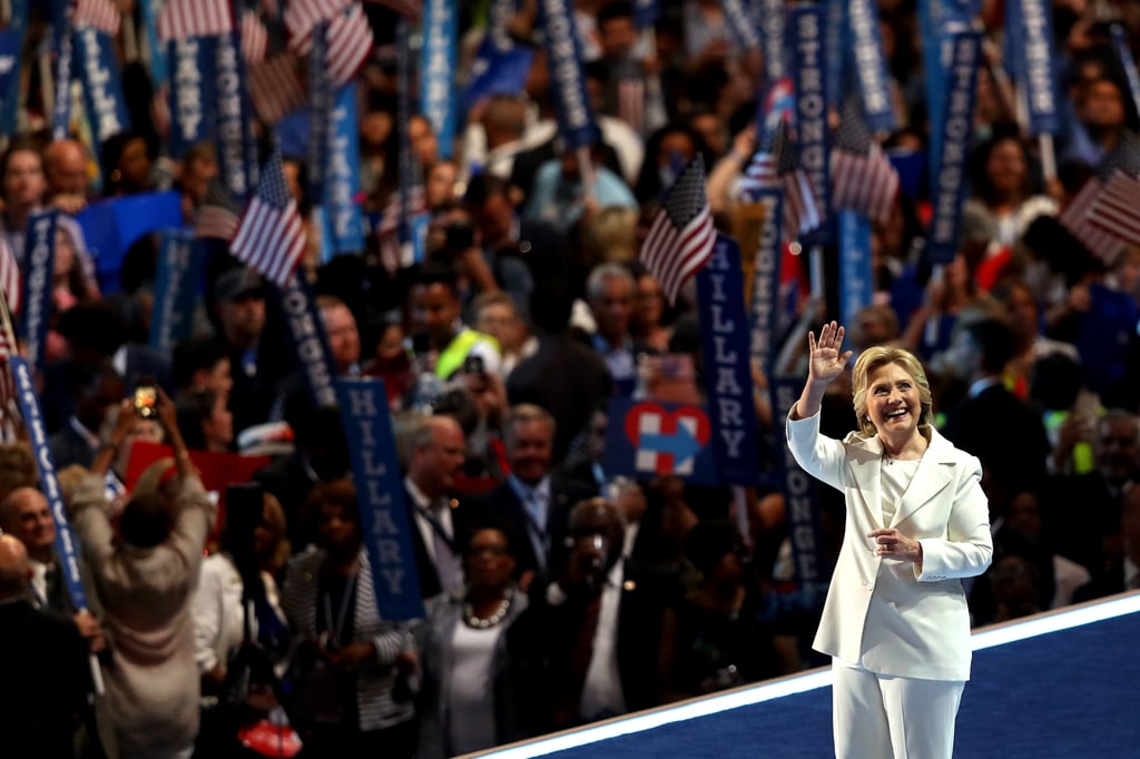 Hillary Clinton's White Suit at DNC 2016