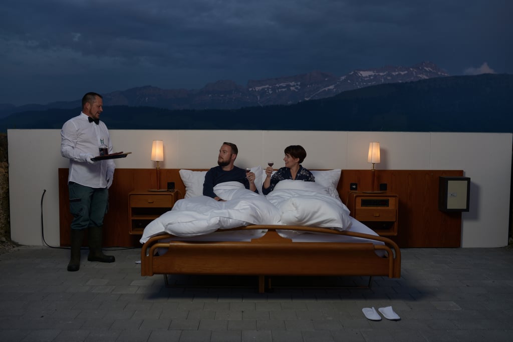 Open-Air Hotel Room in Switzerland