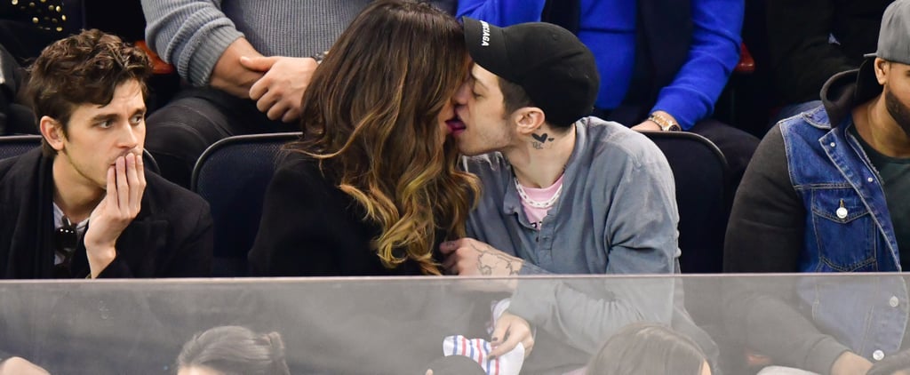 Pete Davidson and Kate Beckinsale Kissing at Hockey Game