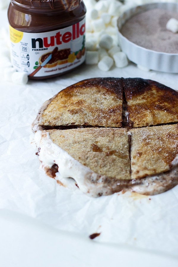 Nutella S'more Churro Quesadillas