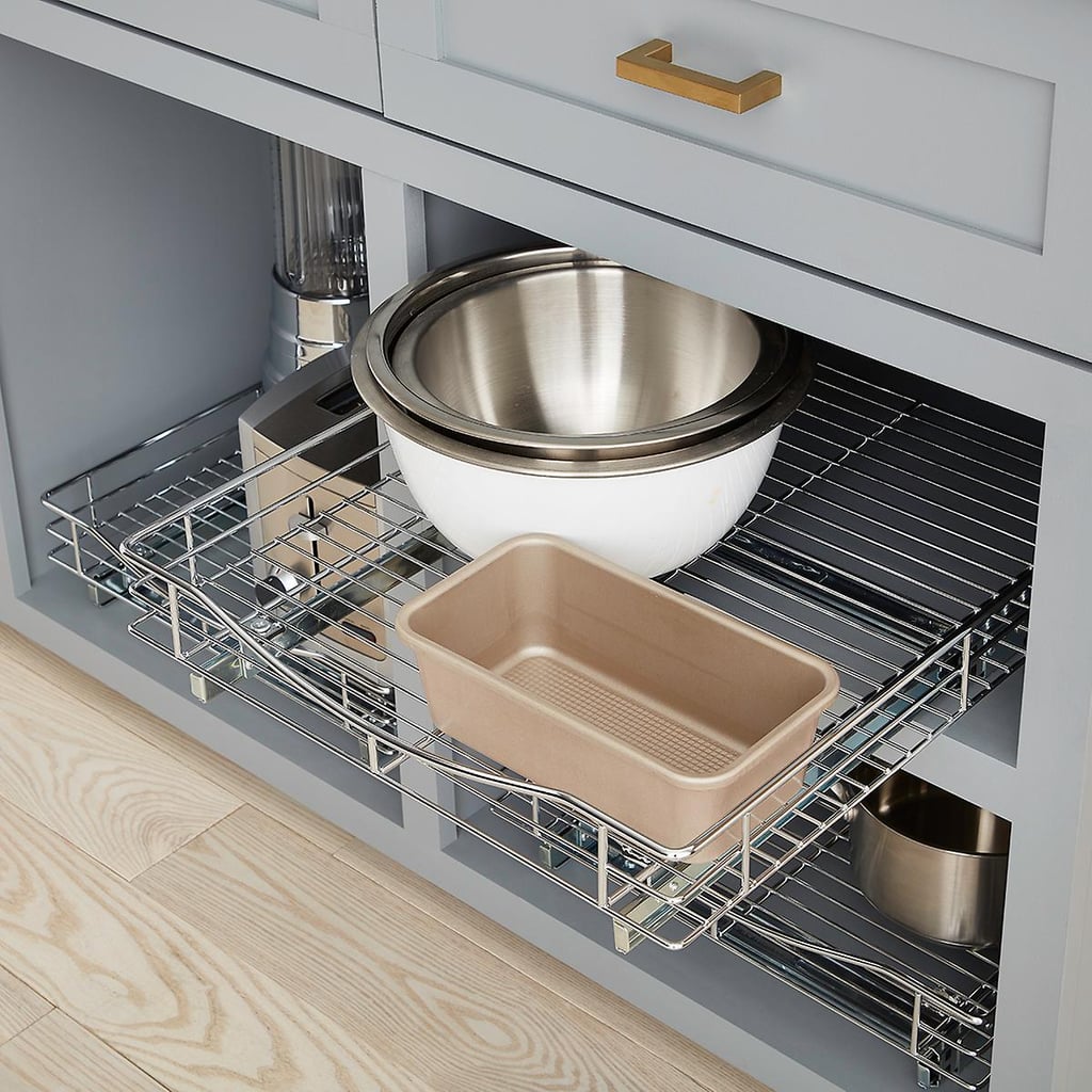 Lynk Chrome Pull-Out Cabinet Drawers
