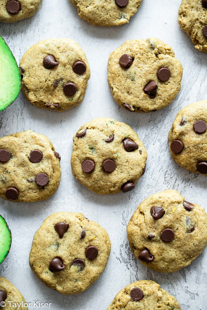 Healthy Whole Wheat Avocado Chocolate Chip Cookies