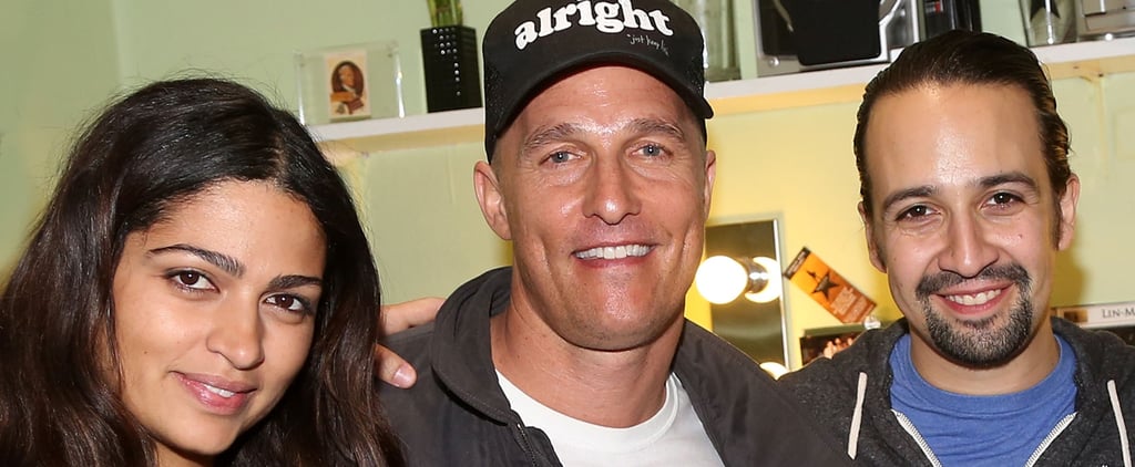 Matthew McConaughey and Camila Alves Visit Broadway 2015