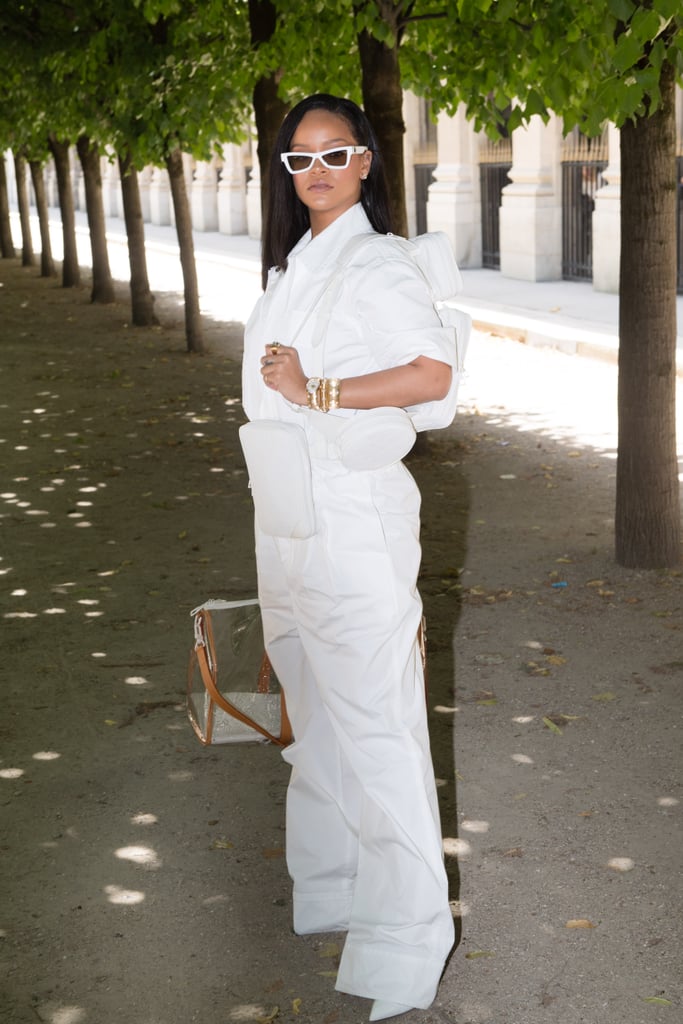 Rihanna at the Louis Vuitton Menswear Show Paris June 2018