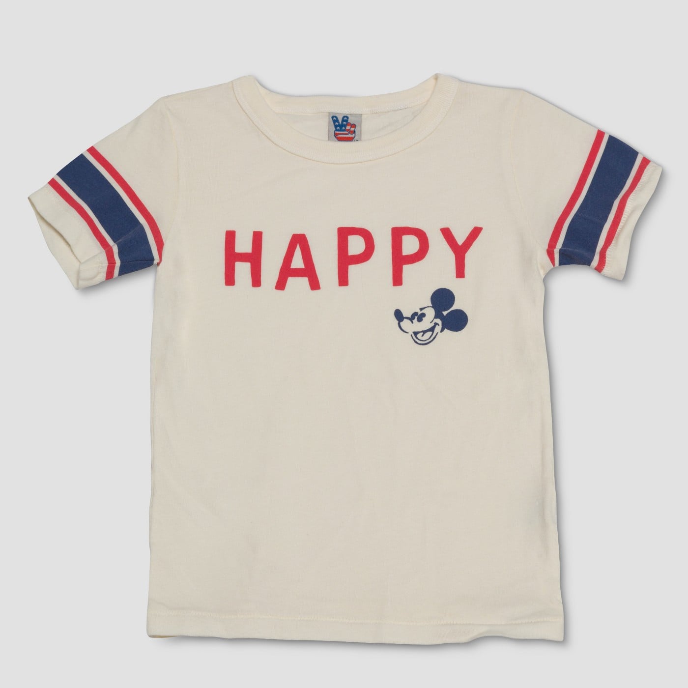 Junk Food Toddler Boys Disney Mickey Mouse Happy Short Sleeve