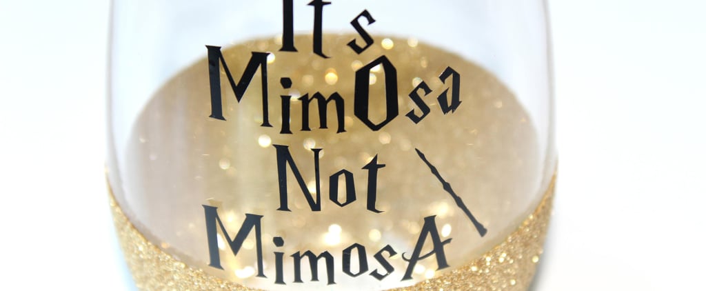 Harry Potter Mimosa Wine Glass
