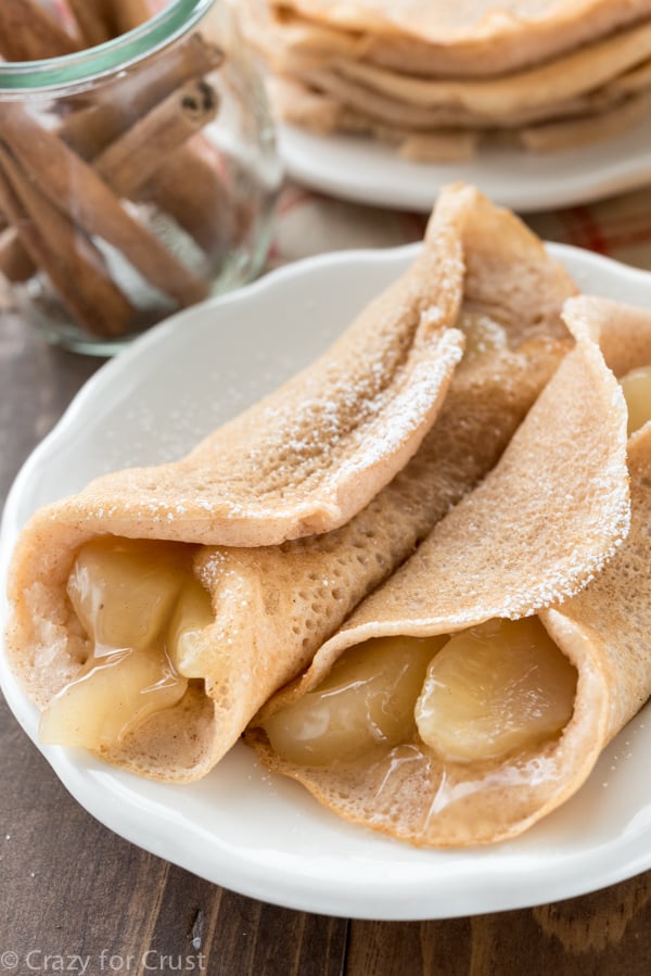 Apple Pie Pancake Rolls