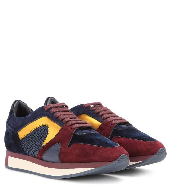 burberry suede sneakers