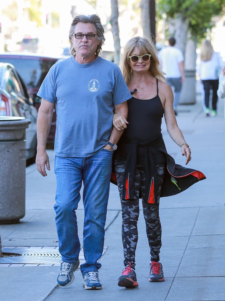 Goldie Hawn and Kurt Russell Out With Kate Hudson Nov. 2016