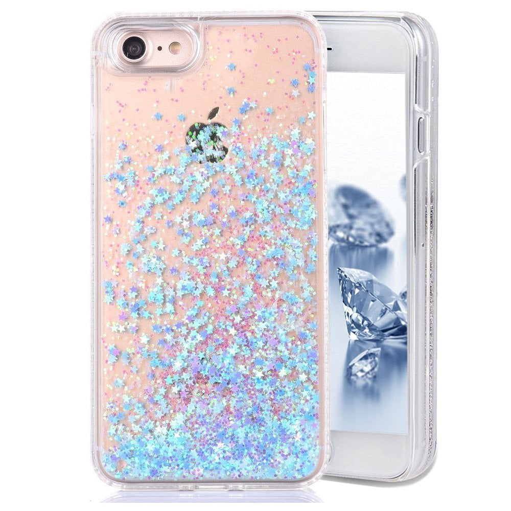 Supvin Flowing Liquid Glitter iPhone Case Glitter Gifts on Amazon