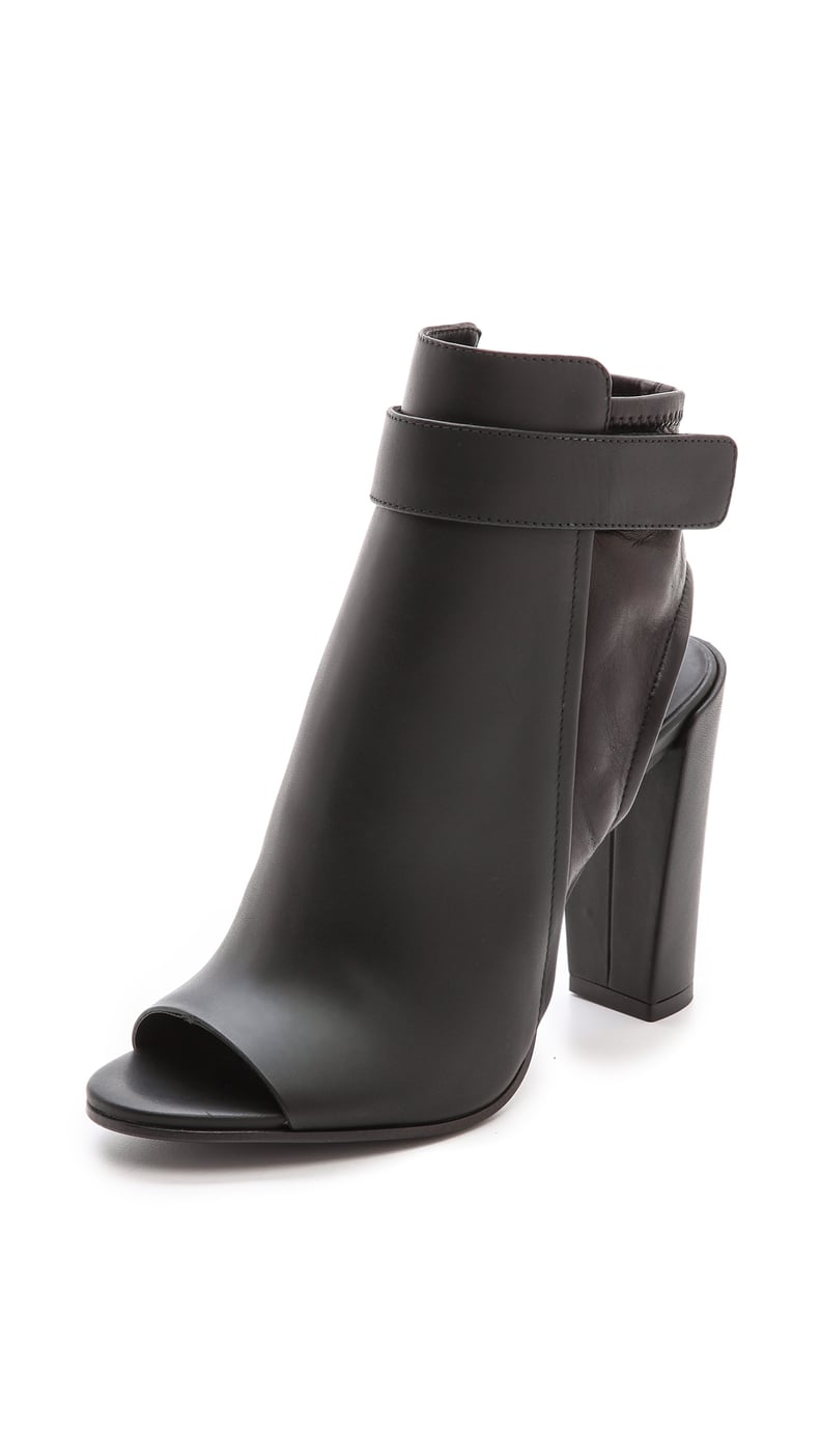 Vince Open-Toe Booties