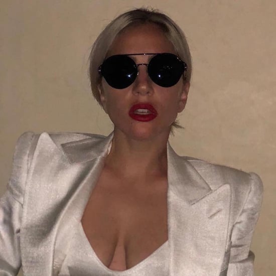 Lady Gaga White Tom Ford Bra