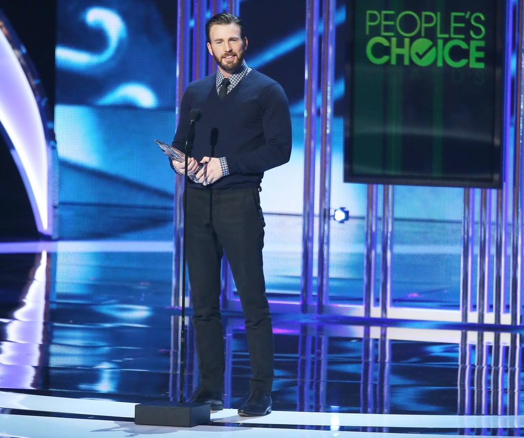 Chris Evans at the People's Choice Awards 2015