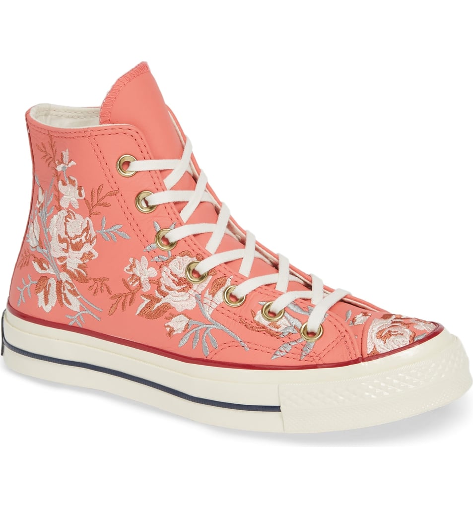 pink floral converse
