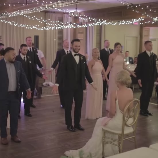 Groomsmen's Disney Dance Performance at a Wedding