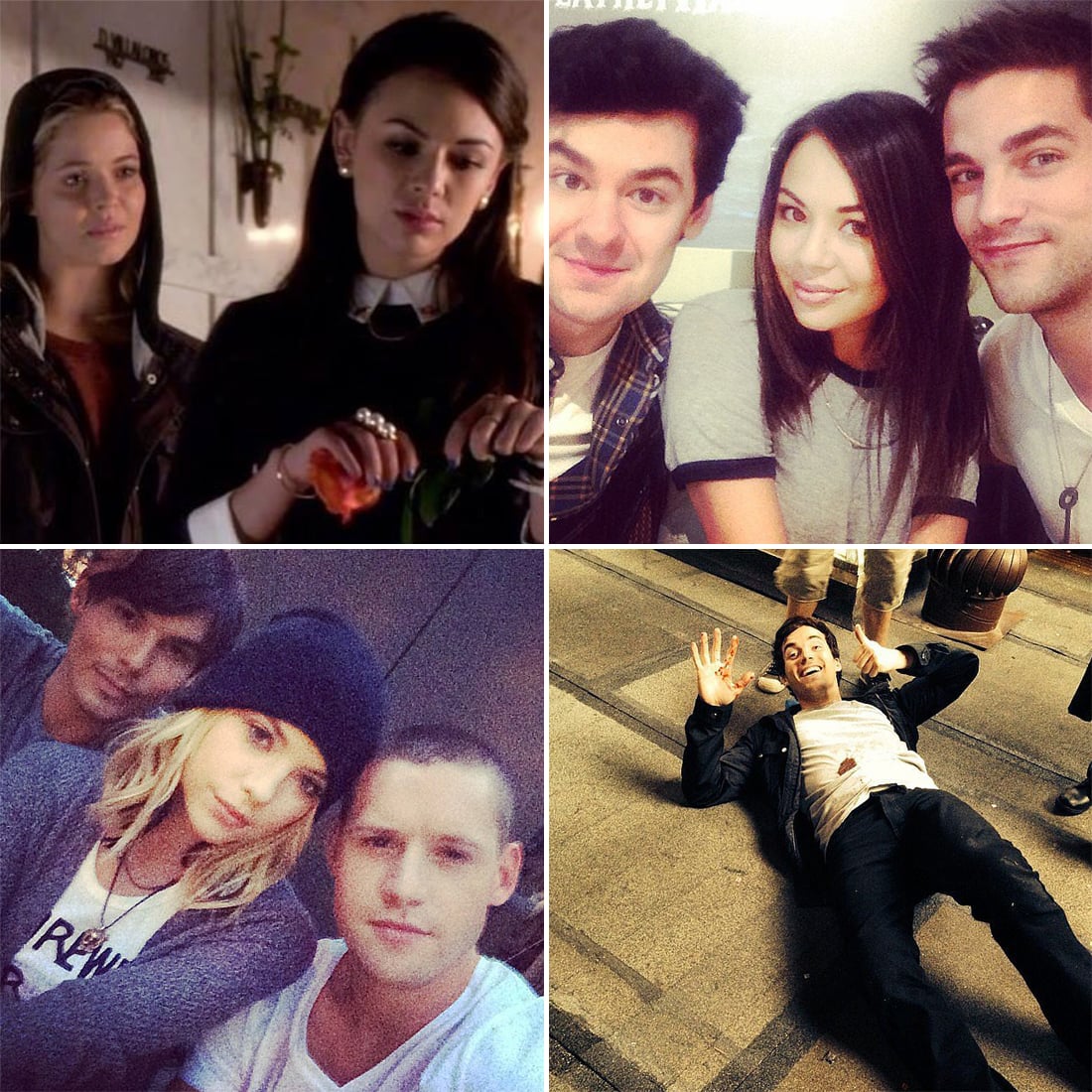 20 Behind-The-Scenes Photos That Completely Change Pretty Little Liars