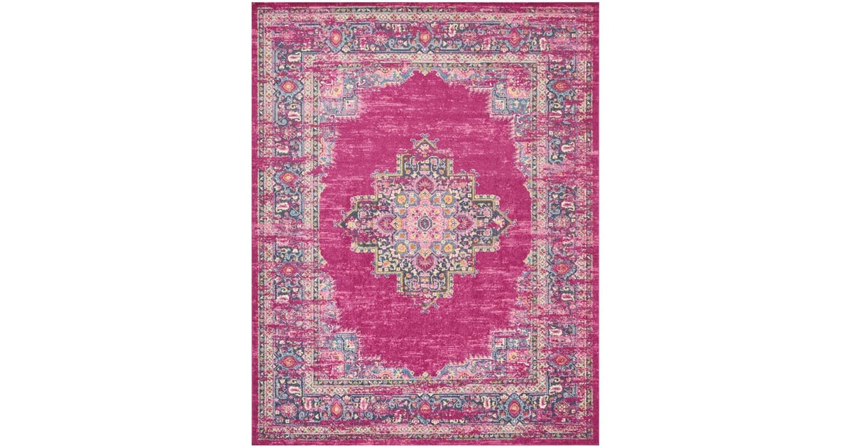 Mercury Row Dorset Oriental Fuchsia Pink Area Rug Best Cheap Area