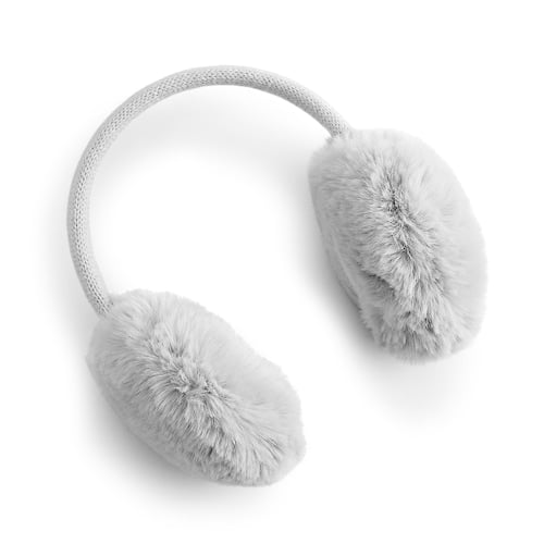 LC Lauren Conrad Knit Band Faux Fur Earmuffs