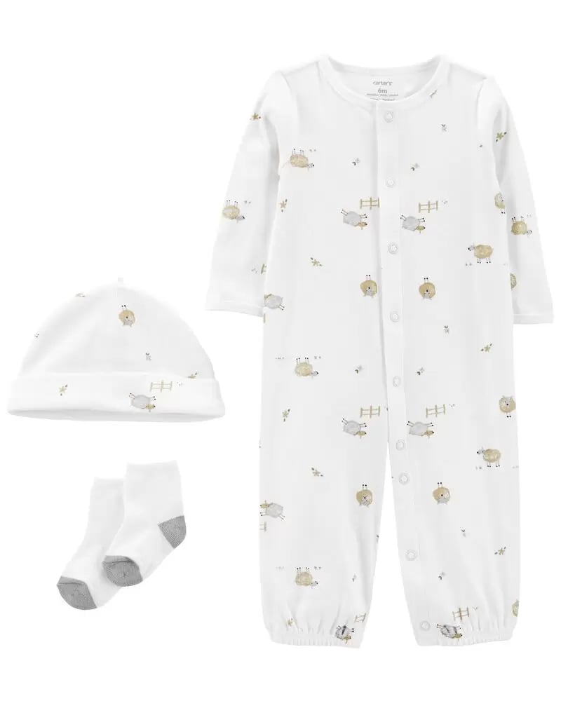 3-Piece Converter Gown Set