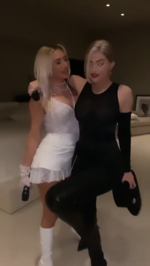 Kylie Jenner and Stassie Karanikolaou Dressed as Madonna and Britney Spears