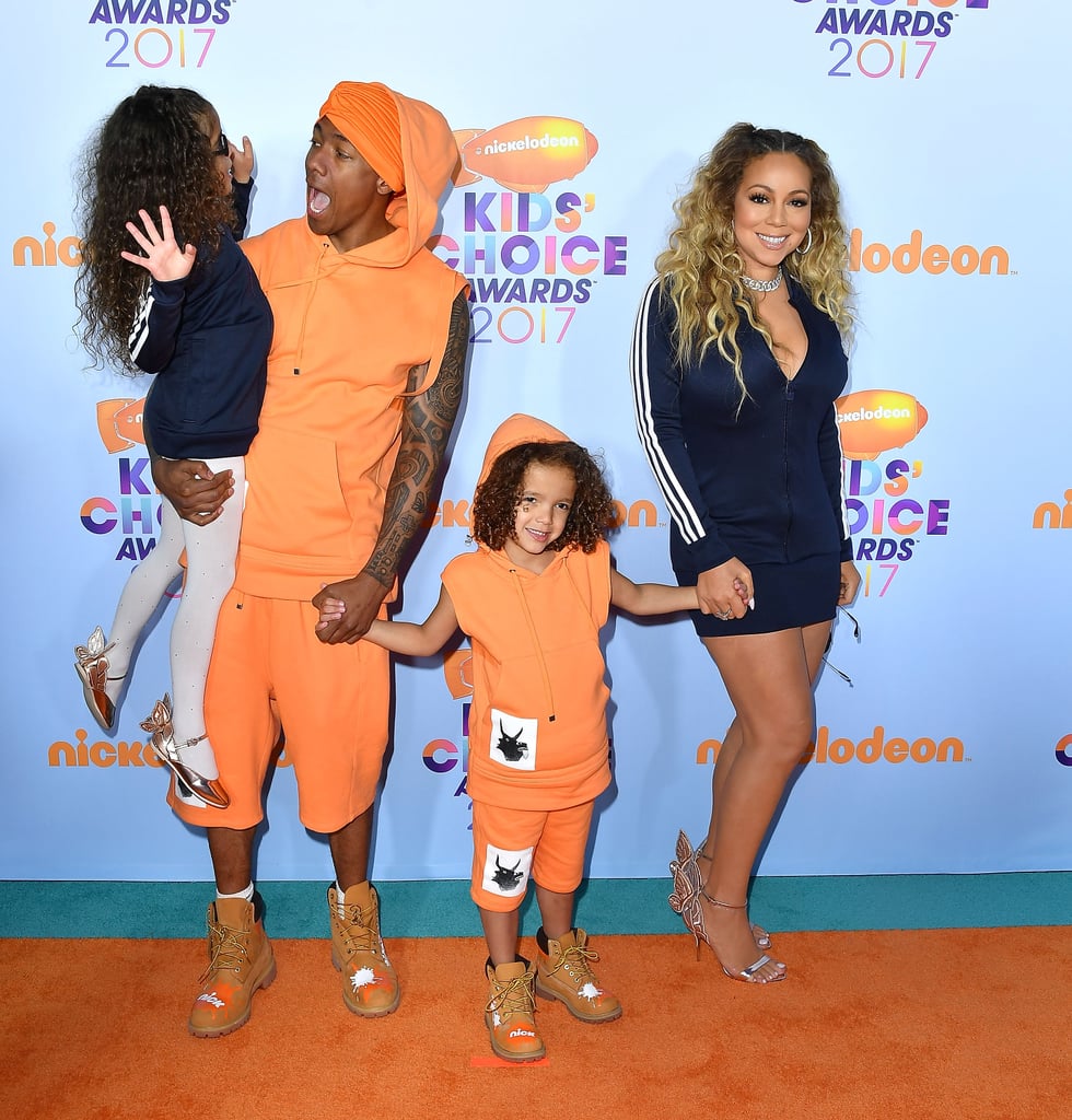 Mariah Carey and Nick Cannon Family 2017 Kids' Choice Awards