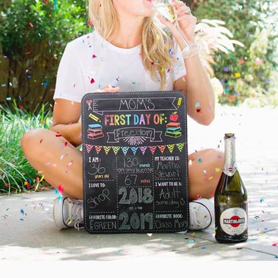 Moms Celebrating the First Day of School