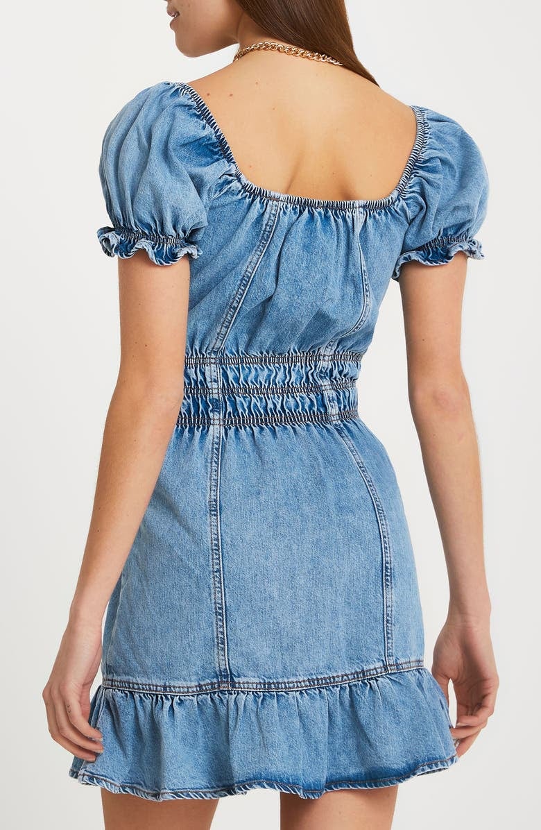 River Island Jessy Brunch Denim Minidress