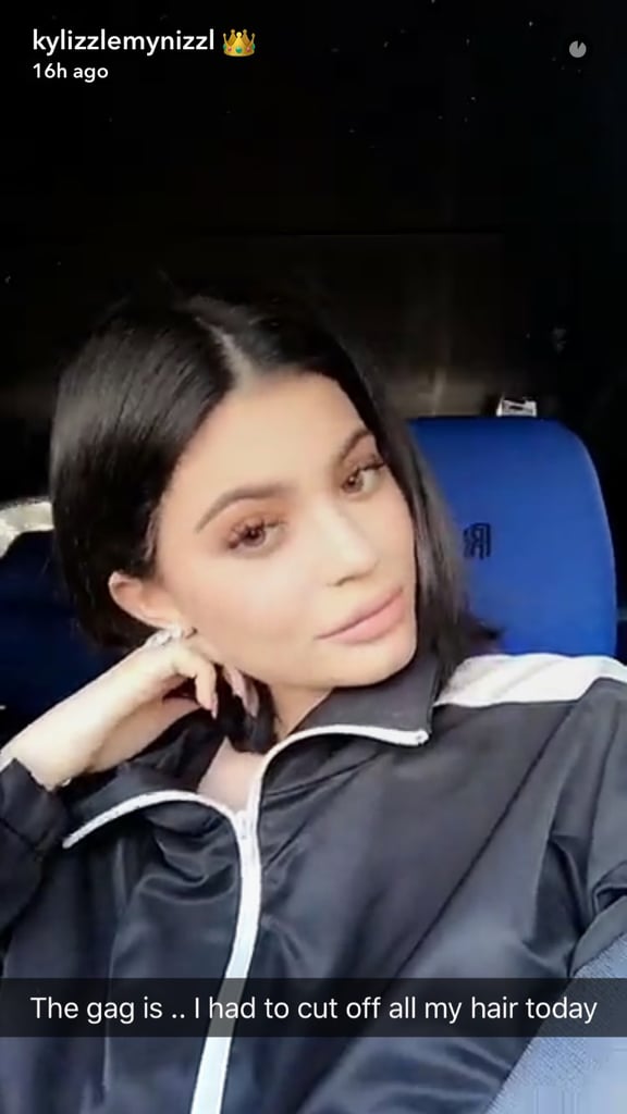 Kylie Jenner's Bob Haircut January 2017 POPSUGAR Beauty Photo 2