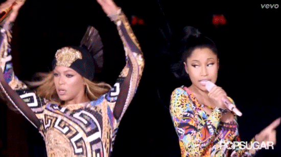 When Beyoncé Dances It Up While Nicki Breaks It Down