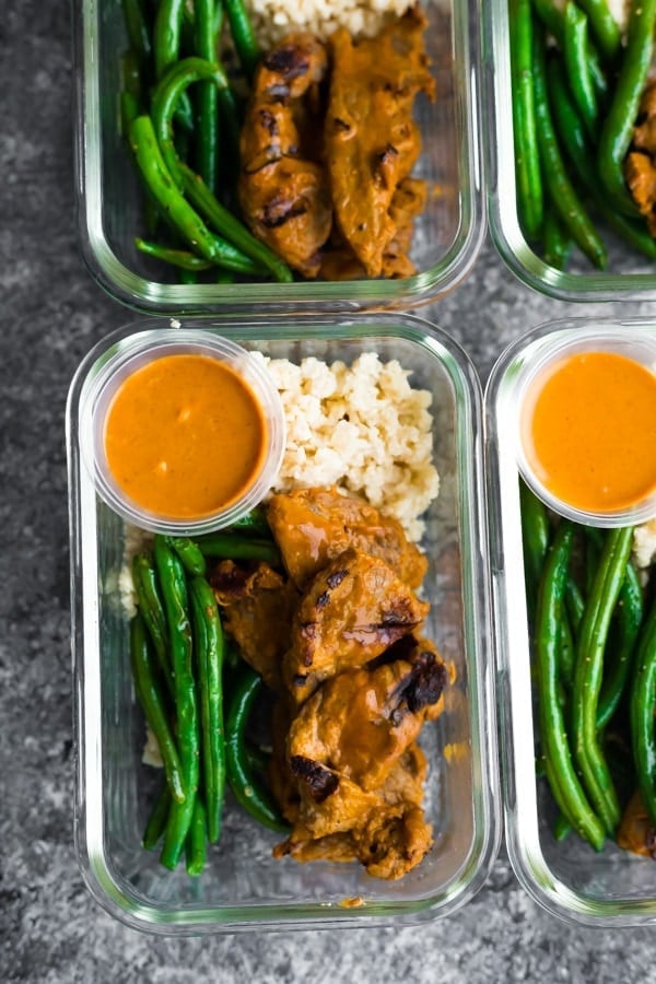 Satay Beef Bowls