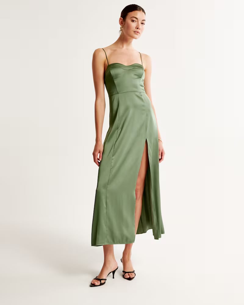 Best Satin Maxi Dress From Abercrombie & Fitch