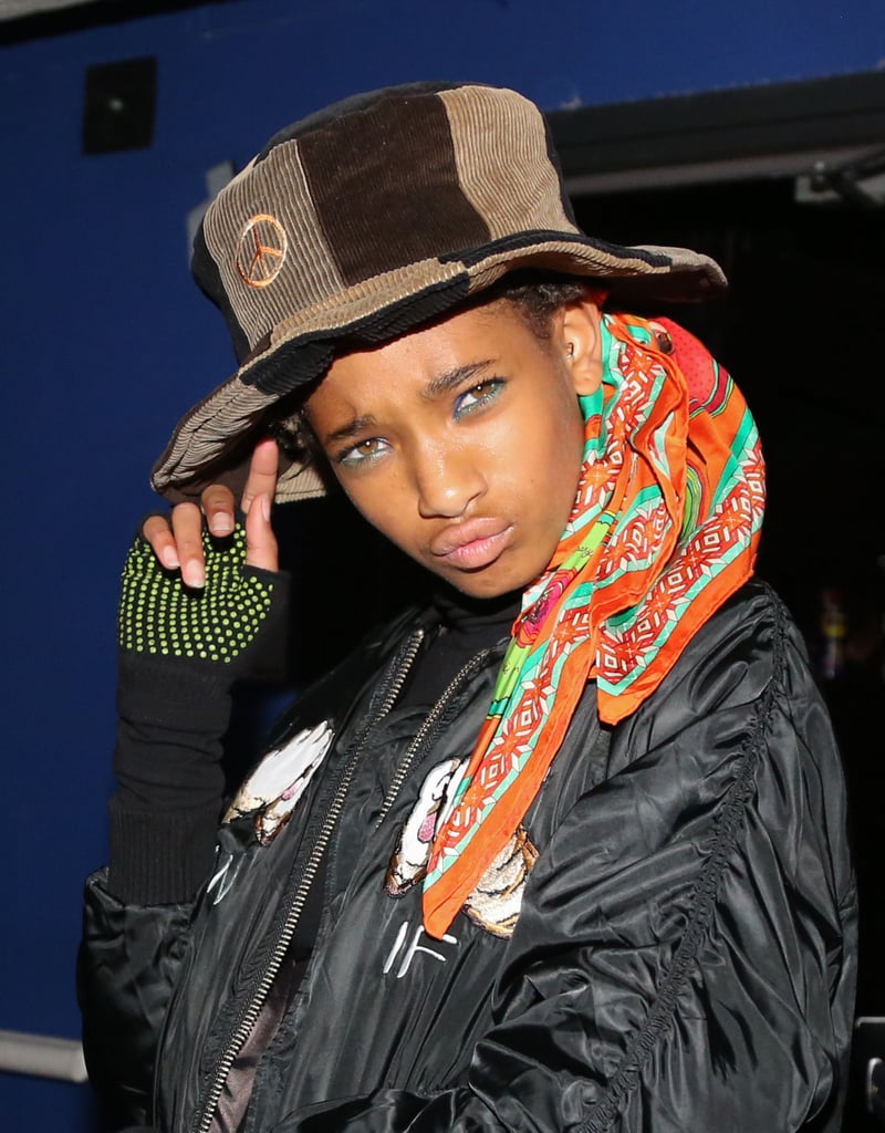A Mad Hatter hat and blue eyeliner seem authentic.