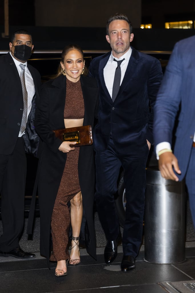 Jennifer Lopez Wears Hervé Léger to The Last Duel Premiere