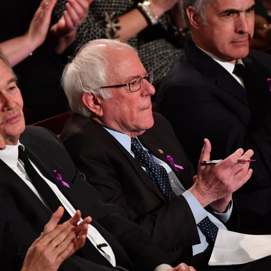 Bernie Sanders Clapping at the 2018 State of the Union