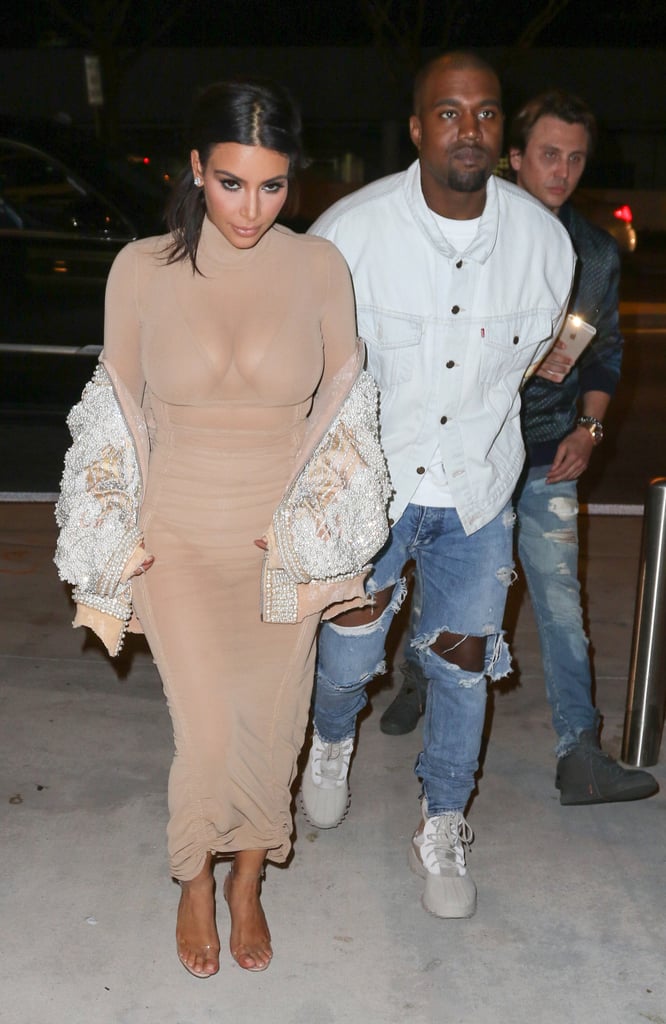 Kim Kardashian's Sheer Dress in Miami
