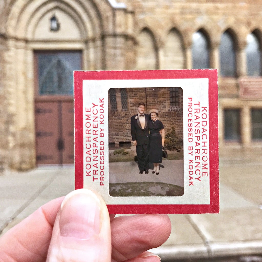Photographer Uses Dad's Slides in a Photo Tribute to Parents