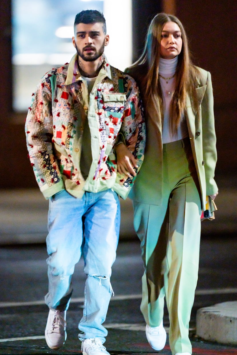 NEW YORK, NEW YORK - JANUARY 11: Zayn Malik (L) and Gigi Hadid are seen in NoHo on January 11, 2020 in New York City. (Photo by Gotham/GC Images)