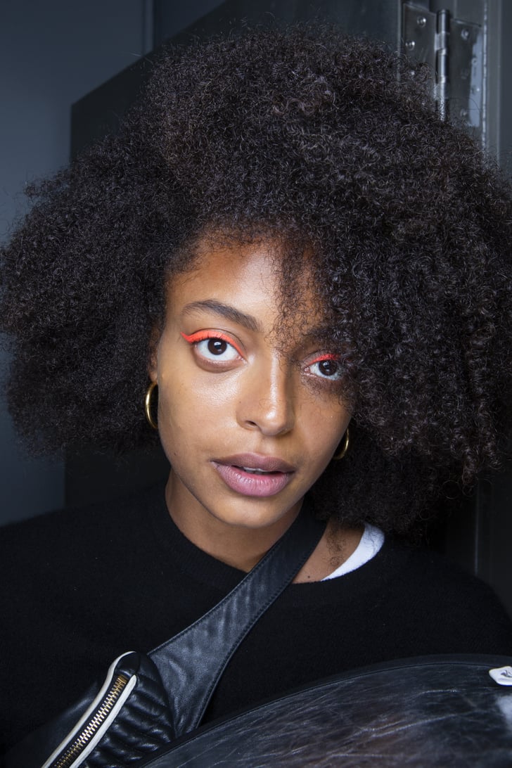 Electric Eyes Best Eye Makeup at NYFW Spring 2019 POPSUGAR Beauty