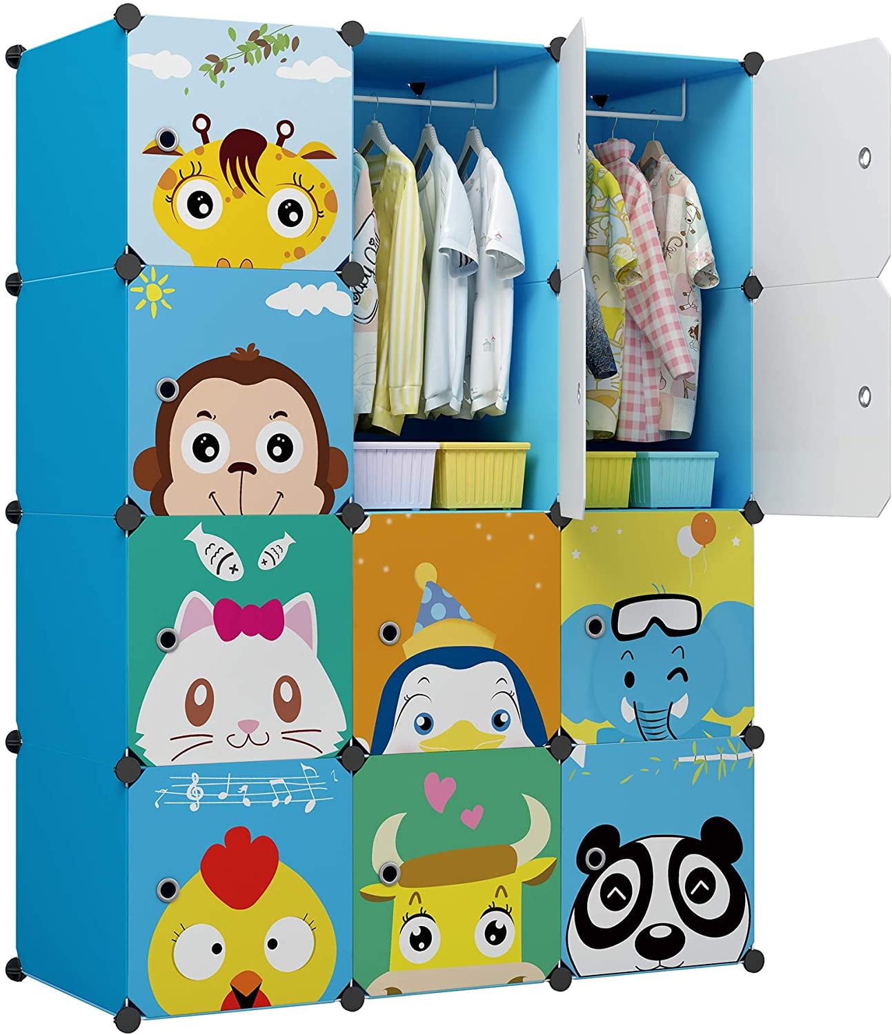 Kousi Kid Clothes Storage Organizer Baby Dresser These Closet