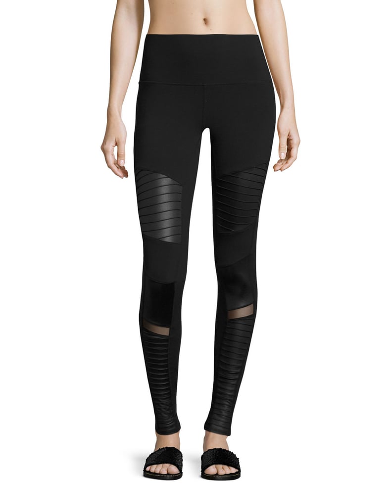 Alo Yoga Moto High-Waist Sport Leggings