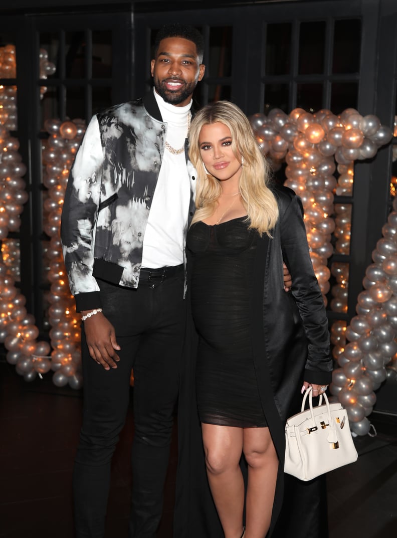 LOS ANGELES, CA - MARCH 10:  Tristan Thompson and Khloe Kardashian pose for a photo as Remy Martin celebrates Tristan Thompson's Birthday at Beauty & Essex on March 10, 2018 in Los Angeles, California.  (Photo by Jerritt Clark/Getty Images for Remy Martin